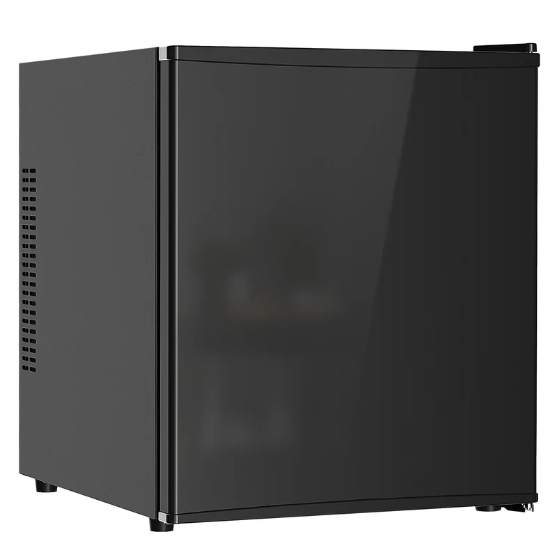 Minikøleskab 44L/46 dåser Lille køleskab med justerbar termostat 43 x 51 x 51,3 cm, sort