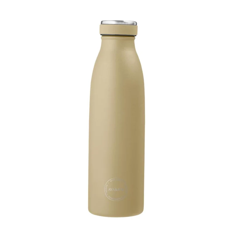 Termo drikkeflaske, Dusty Yellow - 500 ml