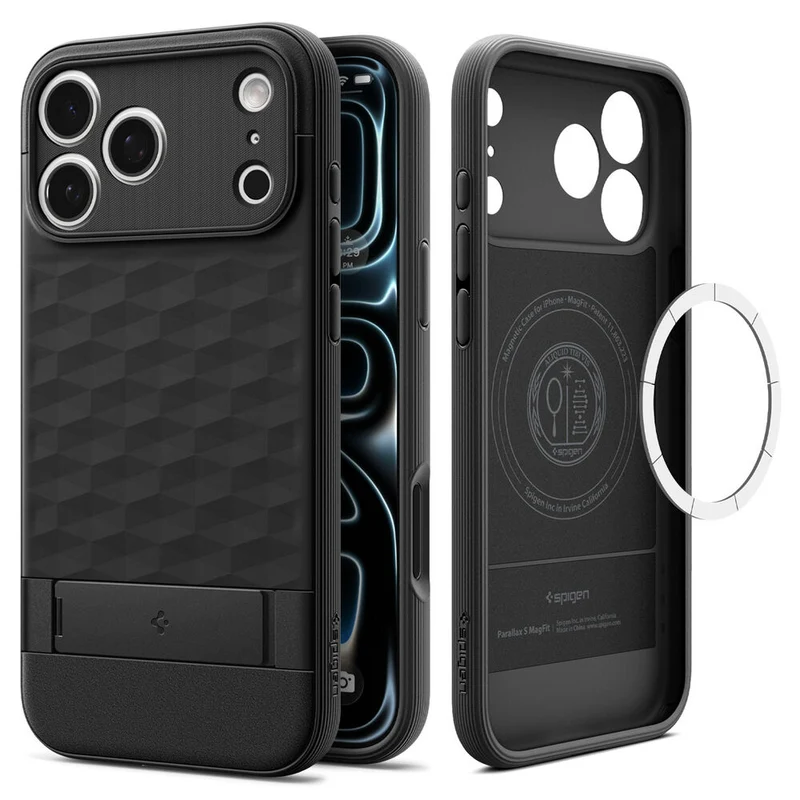 SPIGEN Parallax S MagSafe Case for iPhone 18 Pro Max/17 Pro Max (Black)