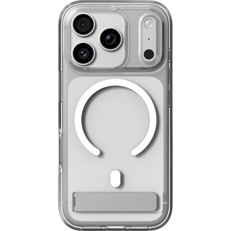 ZAGG Crystal Palace Snap KickStand Case for iPhone 18 Pro/17 Pro (Clear)