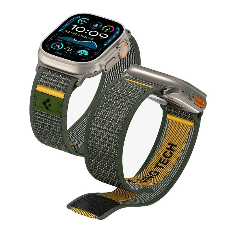 Spigen Apple Watch 49mm 46mm 45mm 44mm 42mm Athlex Air Band (Active Green)