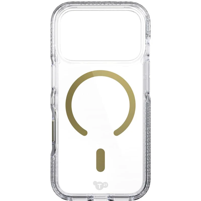 Tech21 EvoCrystal MagSafe Case for iPhone 18 Pro (Clear/Gold)