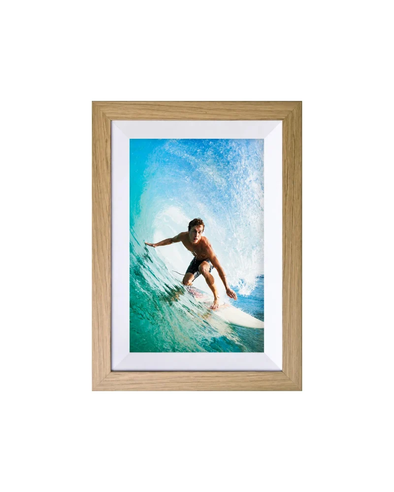Kodak DA744 10.1" Frameo Wi-Fi Digital Photo Frame – 32GB Wooden Touchscreen with Replaceable Frame