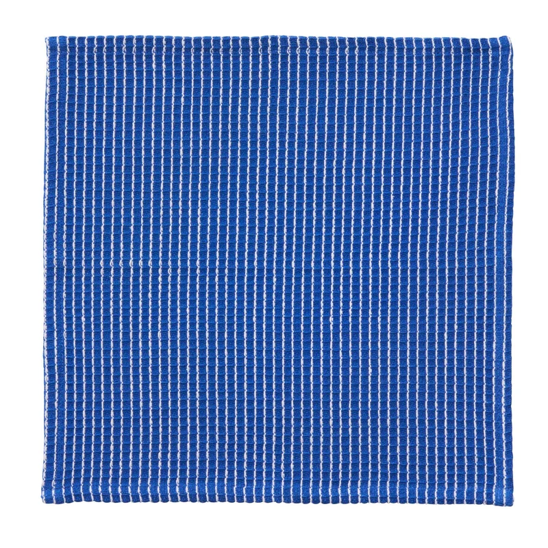 Karklud check, mørkeblå - 30x30 cm.