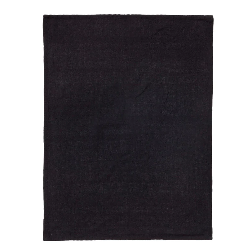 Viskestykke, sort - 50x70 cm.