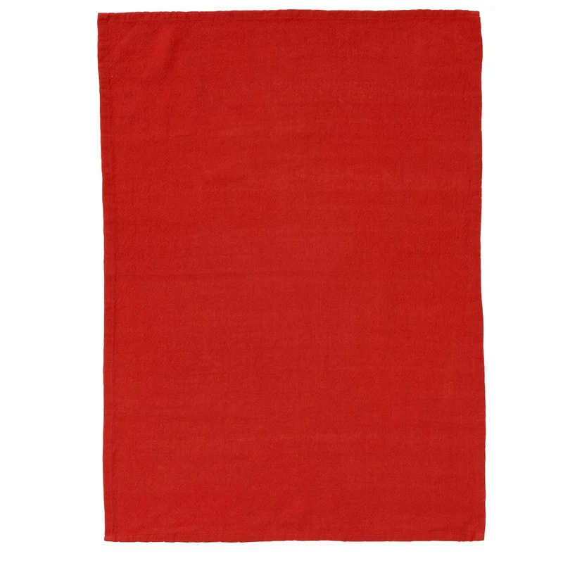 Viskestykke, rød - 50x70 cm.