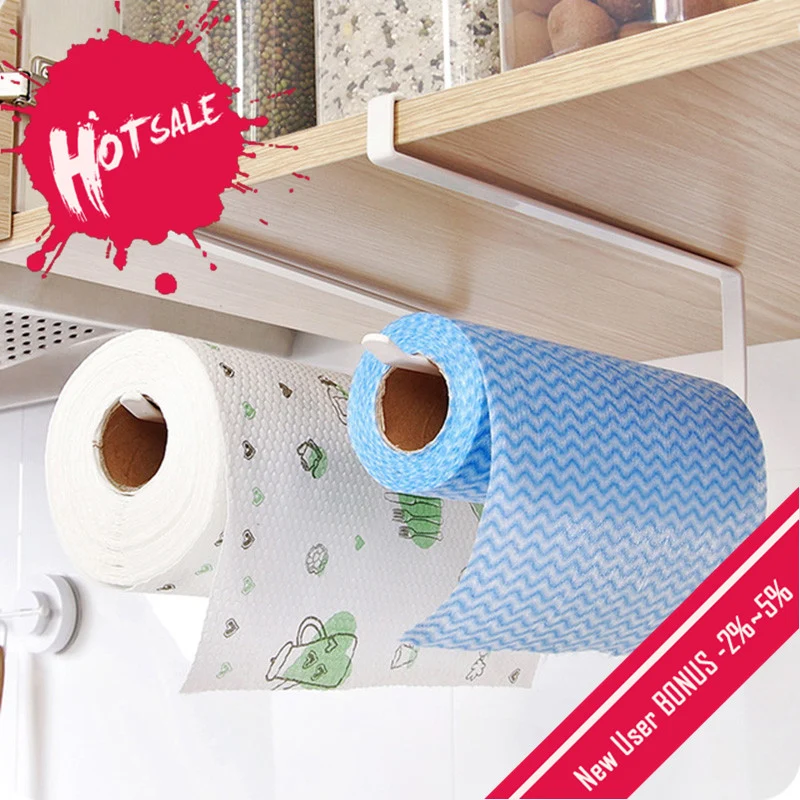 Kitchen Paper Holders Sticke Rack Iron Roll Holders