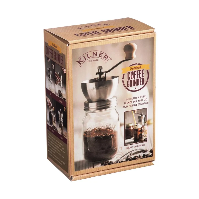 Kilner Traditional Coffee Grinder - Silver