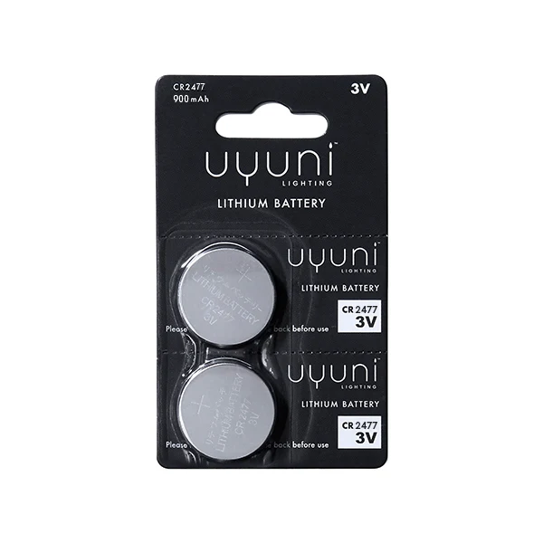 lithium Betterier til LED lys, CR2477 - 2-pak