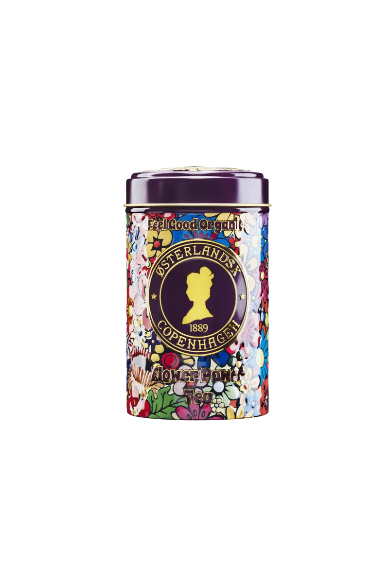 Flower Power Tea urtethe i dåse - 125g