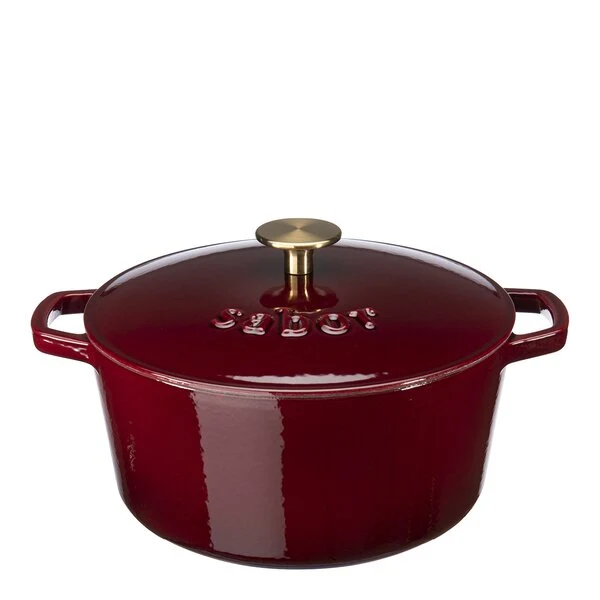 Sabor Gjutjärnsgryta 4,4 L zinfandel/mässing