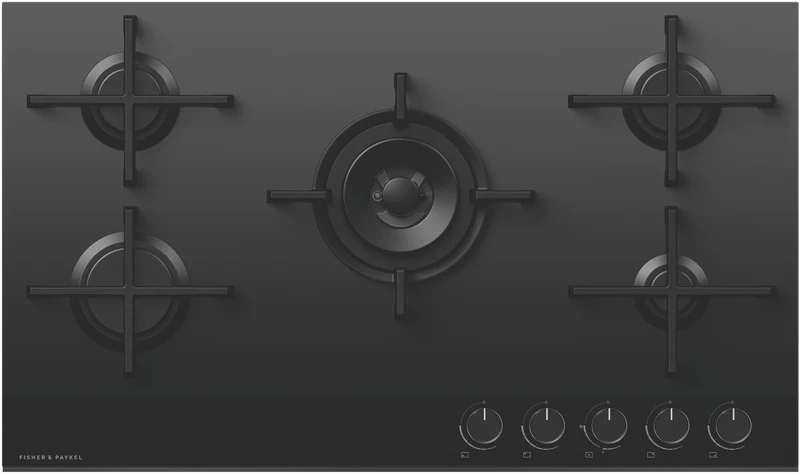 Fisher & Paykel 90cm Series 9 5 Burner Gas Cooktop, LPG