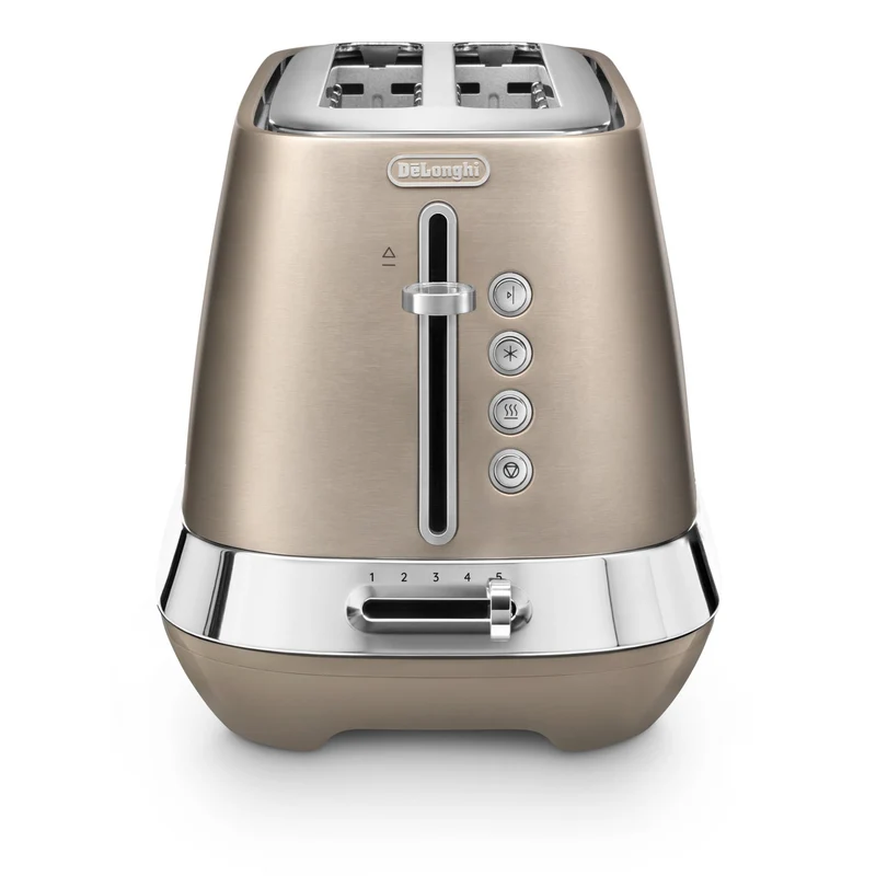 De'Longhi Diadema 2 Slice Long Slot Toaster (Bronze)