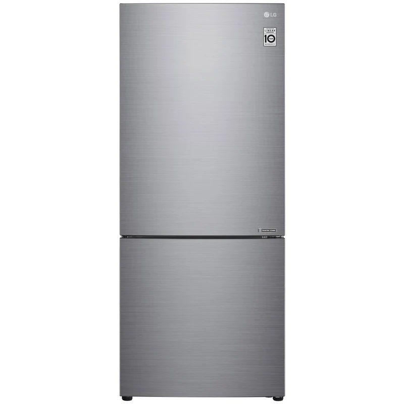 LG GB-455PL 420L Bottom Mount Fridge (Stainless Steel)