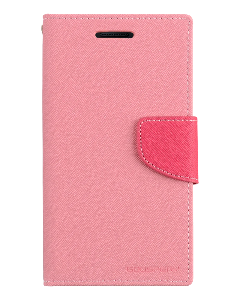 Fancy Diary Case for iPhone 13 mini - Pink/ Hot Pink