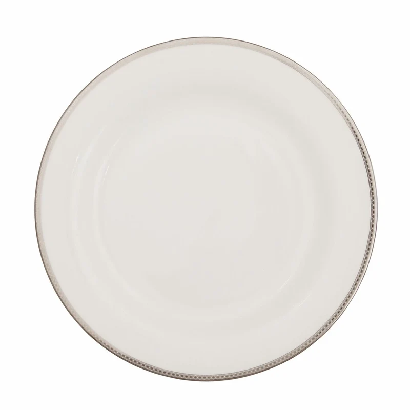 Royal Porcelain Silver Paisley Tallrik 28 cm Vit