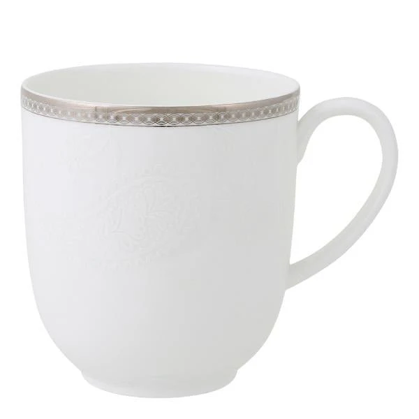 Royal Porcelain Silver Paisley Mugg 38 cl Vit