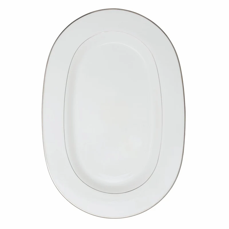 Royal Porcelain Platinum Ovalt Fat 40 cm Vit