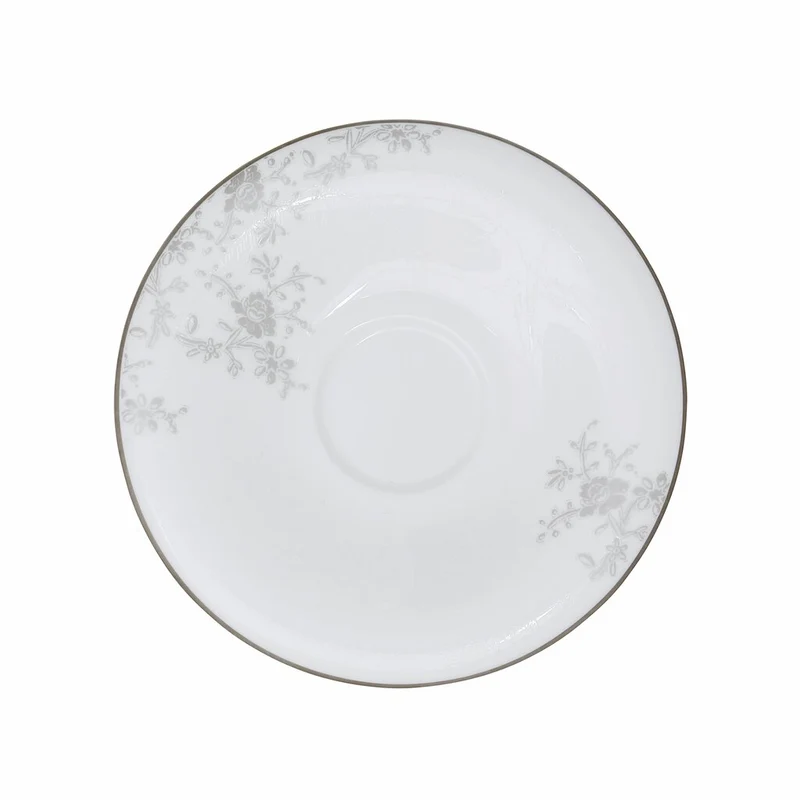 Royal Porcelain Angelina Platinum Fat till Kaffekopp 16 cm Vit