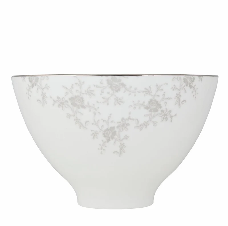 Royal Porcelain Angelina Platinum Skål 18 cm Vit