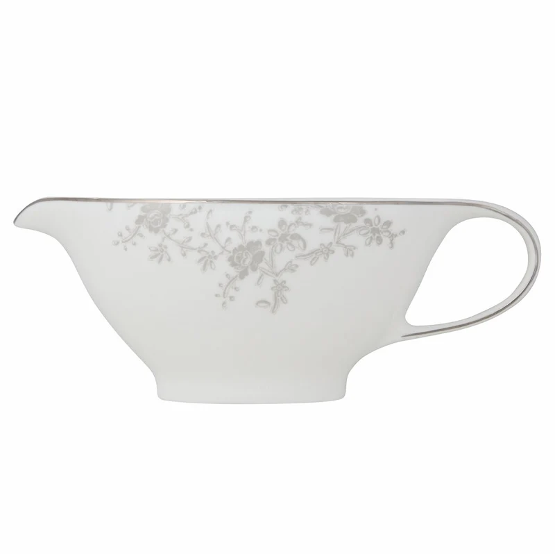 Royal Porcelain Angelina Platinum Såssnipa 45 cl Vit