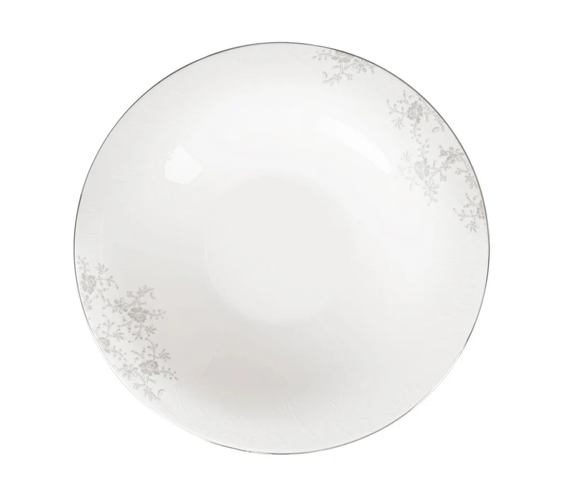 Royal Porcelain Angelina Platinum Pastatallrik 30 cm Vit