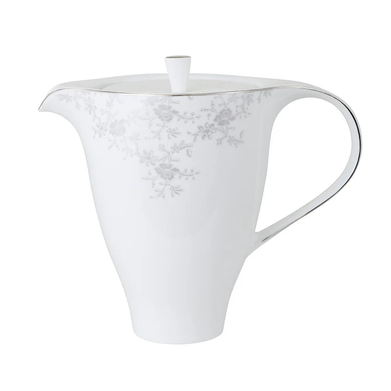 Royal Porcelain Angelina Platinum Kaffekanna 1,2 l Vit