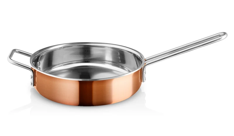 Ø24 cm - Kobber sauterpande