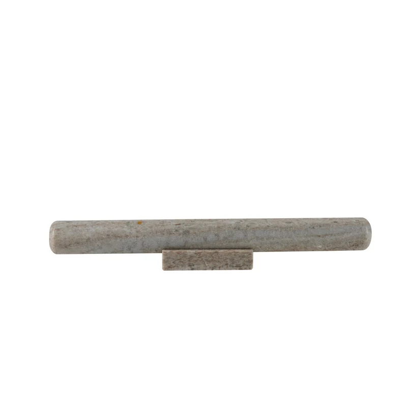 Marmor kagerulle, beige - 39cm.