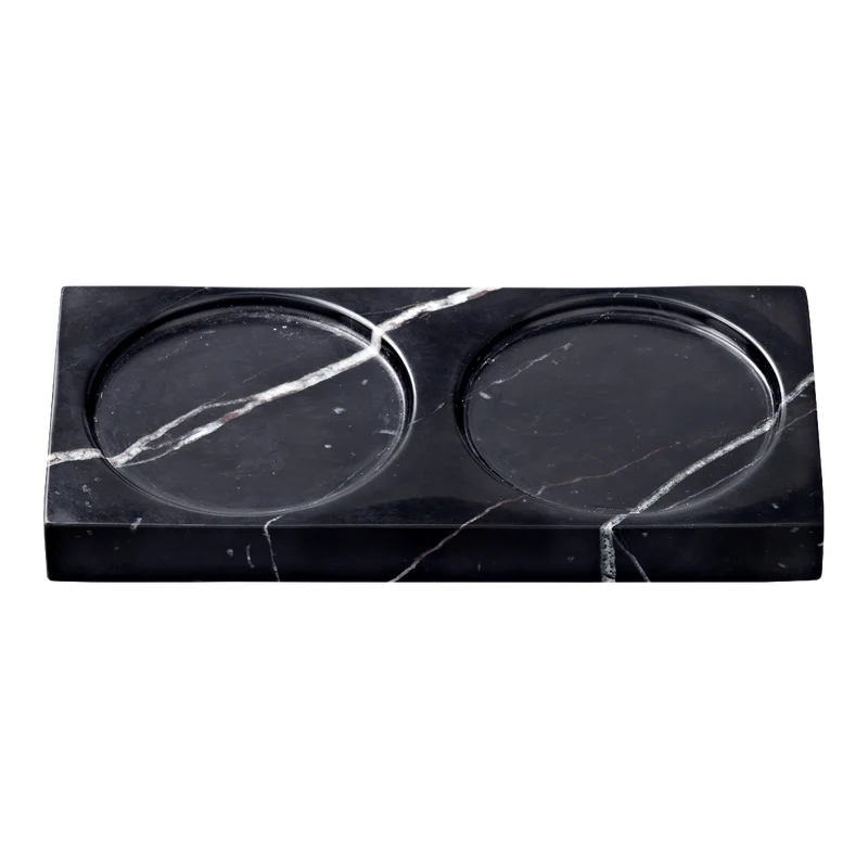 Black marble2 tabletop - 15x7x1,5 cm.