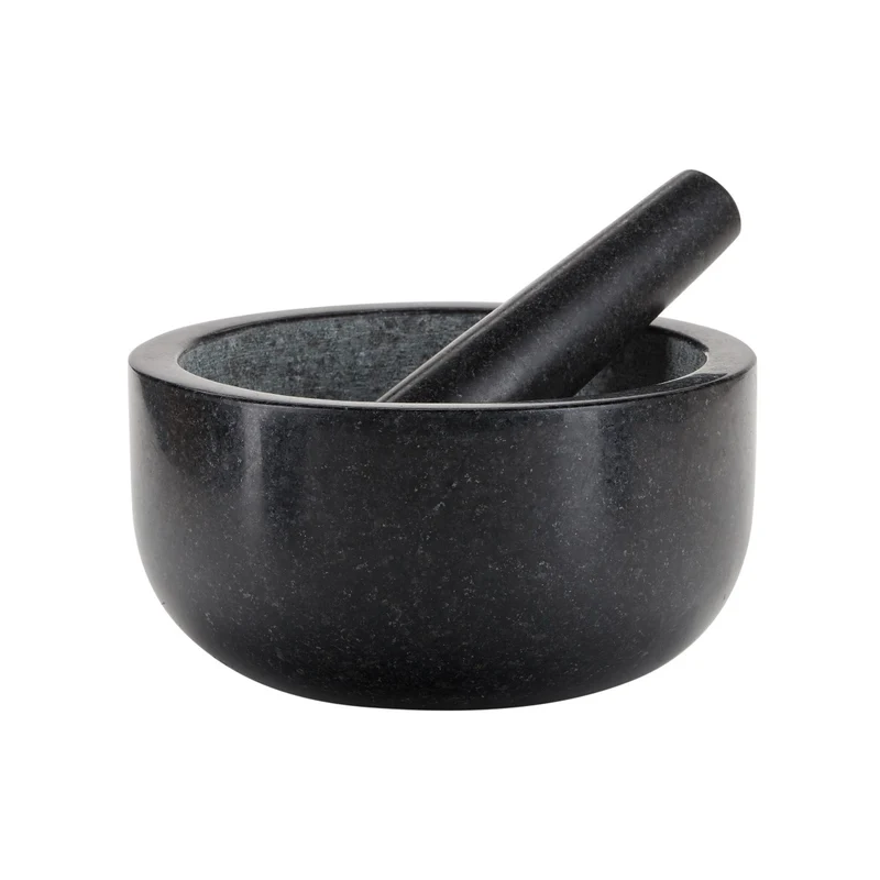Mortar & pestle - mørkegrå