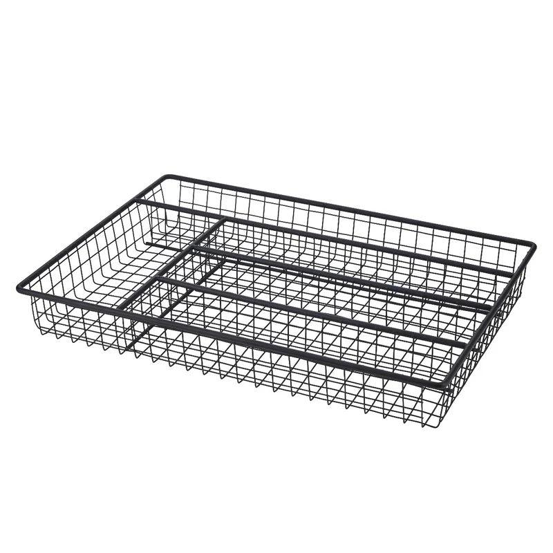 Metal bestikbakke - sort