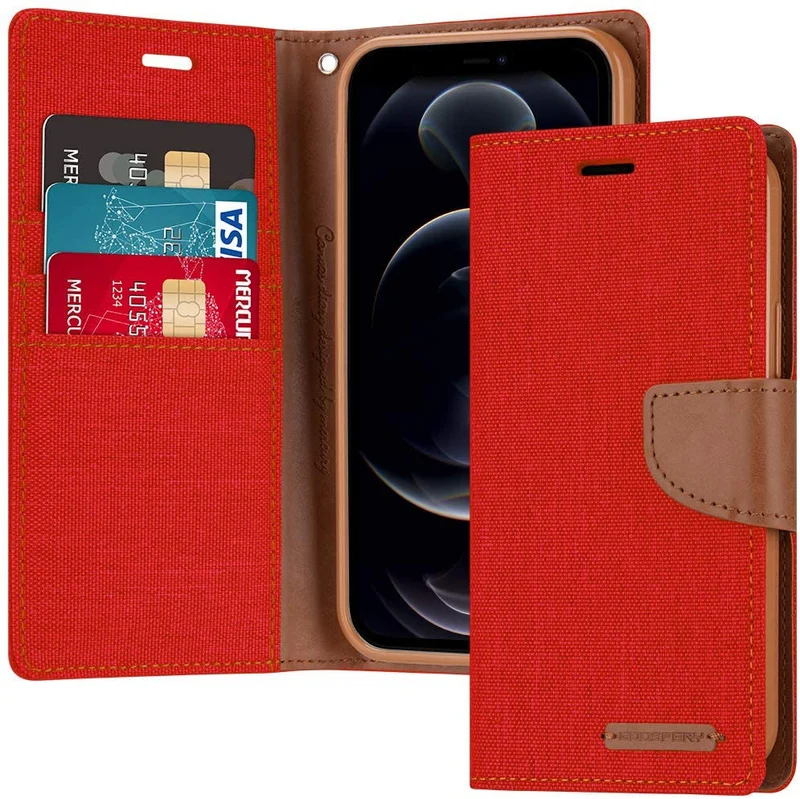 Goospery Canvas Diary for iPhone Air - Red