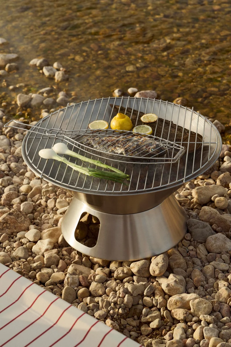 x Jasper Morrison bålsted - Stainless steel
