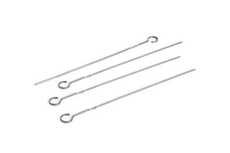 x Jasper Morrison grillspyd, 4 stk - Stainless Steel