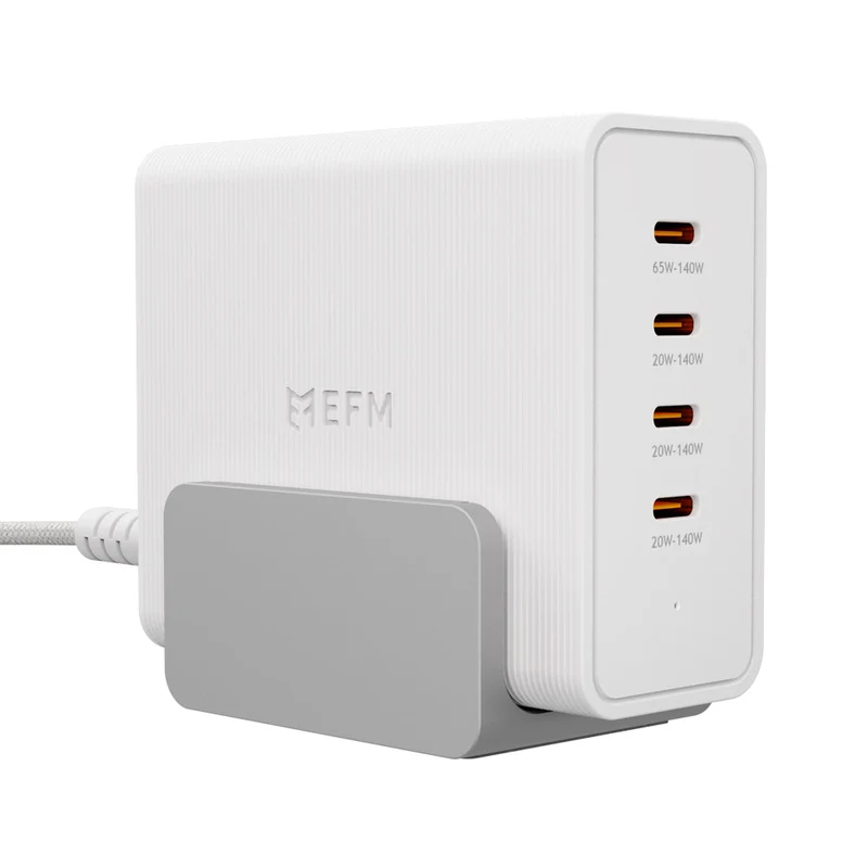 EFM 140W Desktop Power Station with GaN, PD3.1 and PPS (White)