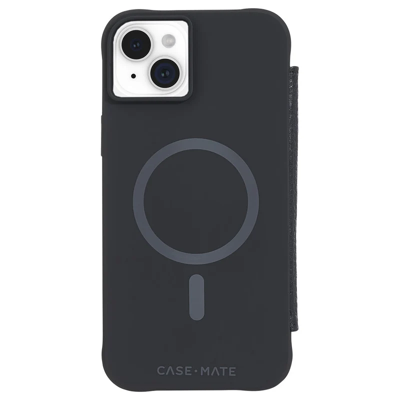 Case-Mate Wallet Folio MagSafe Case - For iPhone 15 Plus - Black -