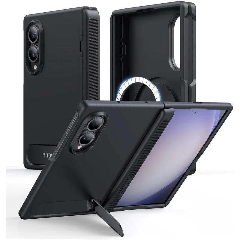 Torras Ostand Case for Galaxy Z Fold8 (Black)
