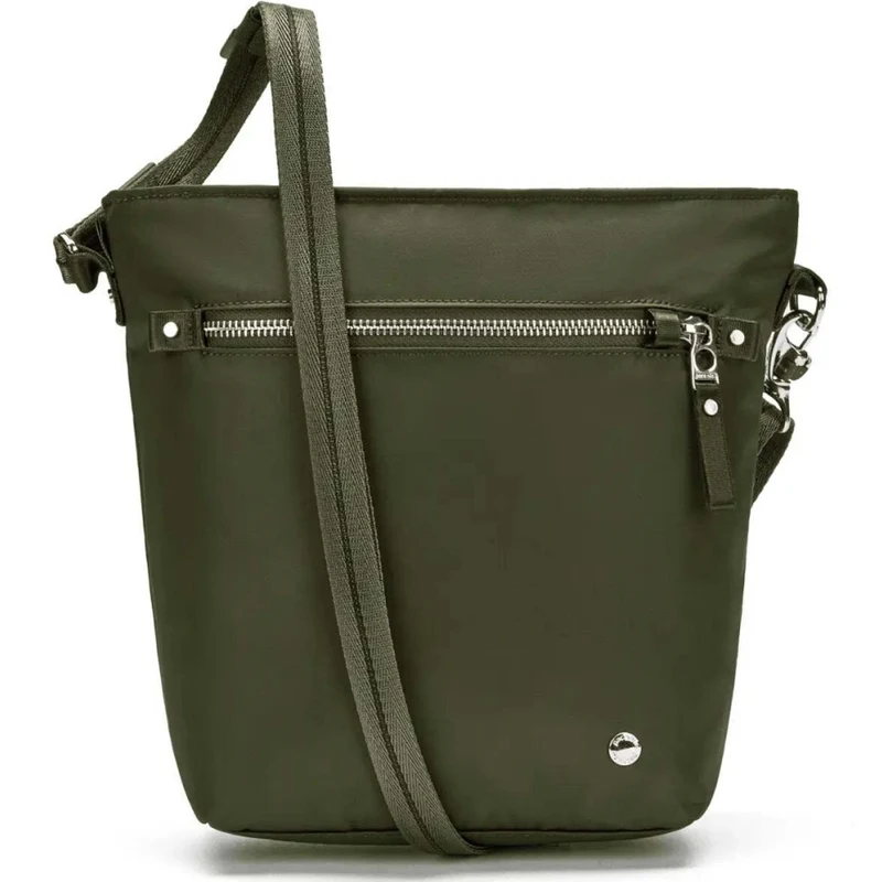 Pacsafe W Anti-Theft Crossbody Bag RFID Blocking Slashguard Secure Olive