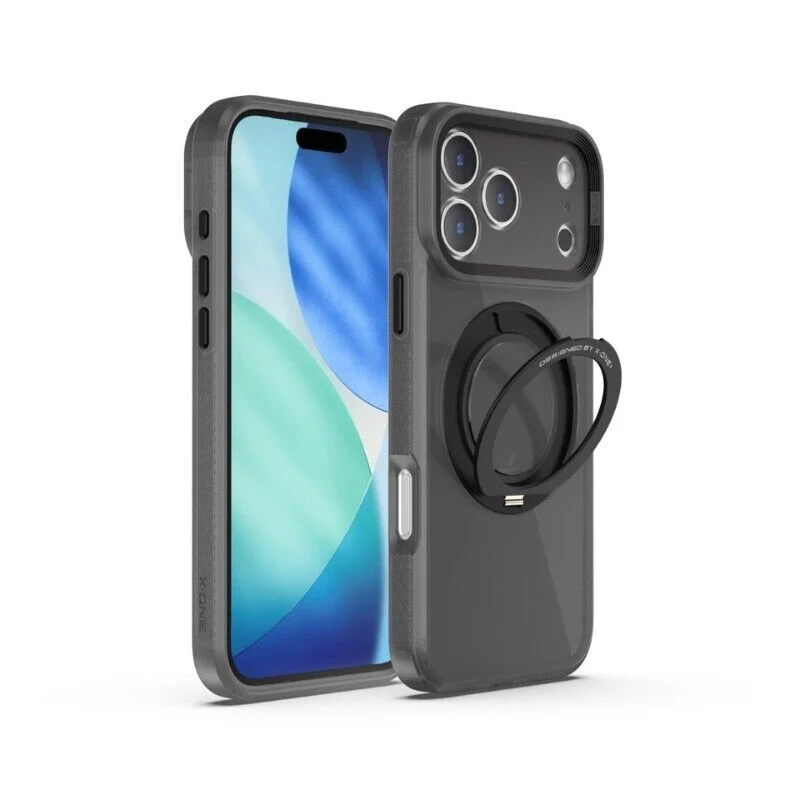 X.One [Mgsafe] Dropguard 2S / 2.0 Impact Protection Kickstand Case iPhone 17 Pro - Frosted Matte