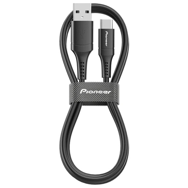 Pioneer USB-C Braided Cable 1m - USB-A to USB-C Charging Data Cable