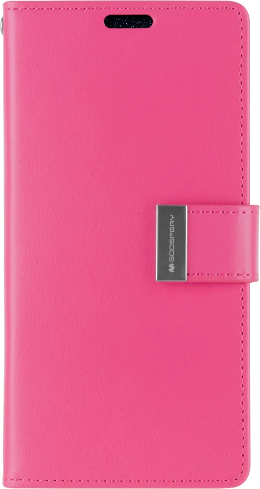Goospery Rich Diary for iPhone 12 Mini - hot pink