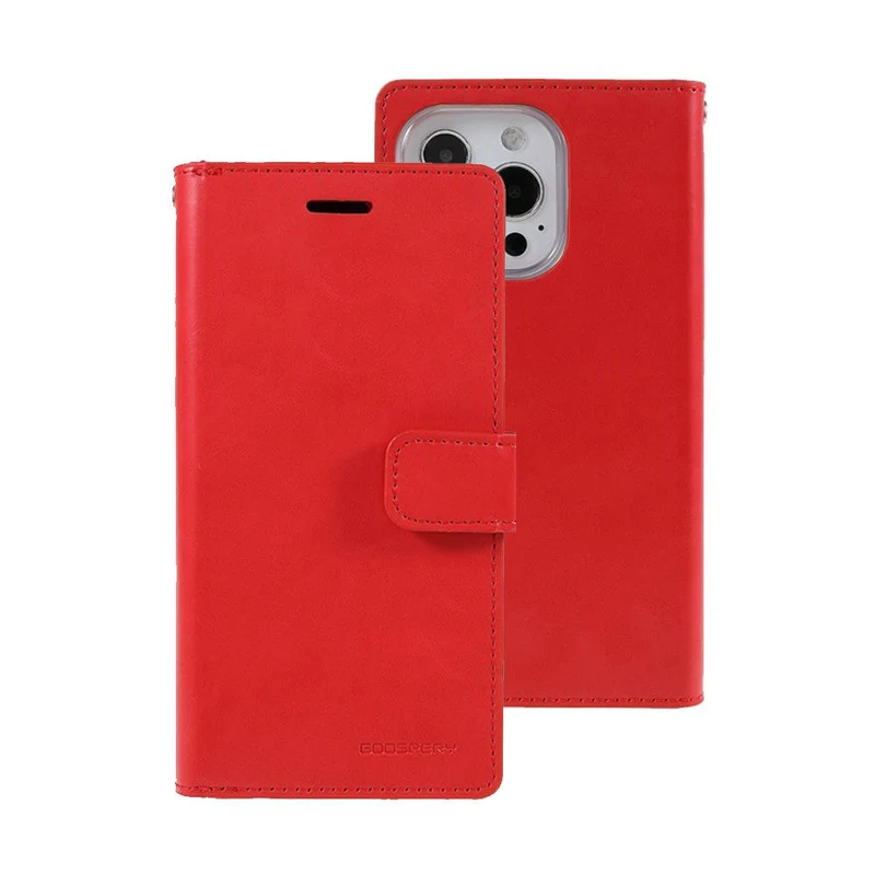 Goospery Mansoor Diary for iPhone 15 Pro Max - Red