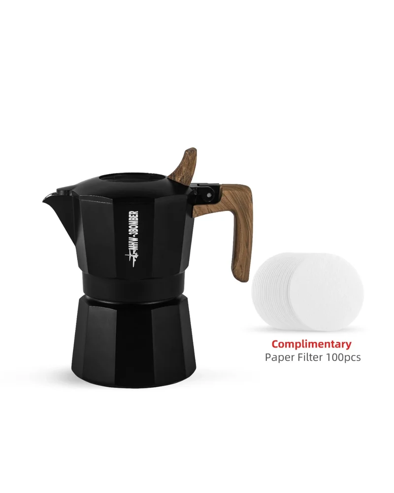 Double Valve Moka Pot – 100ml by MHW-3BOMBER