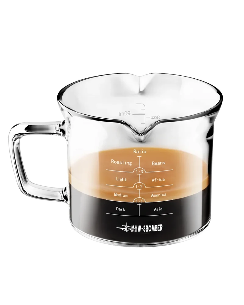 MHW-3BOMBER Glass Measuring Cup – Transparent 120ml