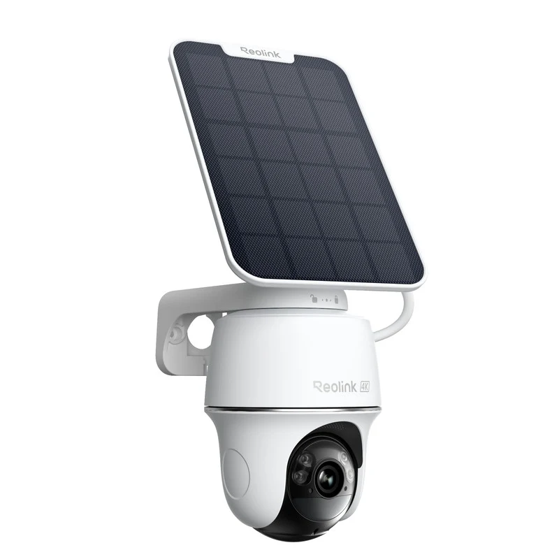 Reolink Argus PT Ultra 4K Pan Tilt Automatic Tracking Battery Security Camera+Solar Panel