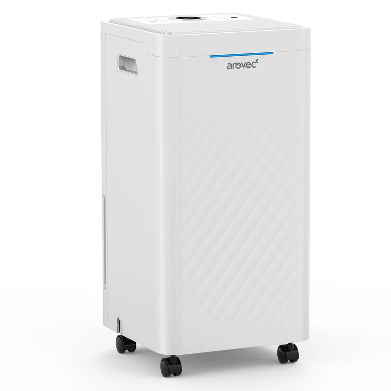 AROVEC 2-in-1 Smart Dehumidifier & Air Purifier – 16L/Day, 2.5L Tank, 50m² Coverage
