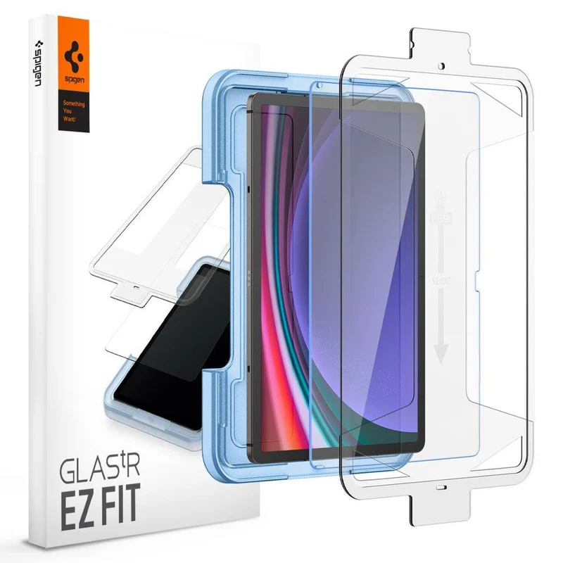 Spigen Samsung Galaxy Tab S10 FE/S9 FE/ S9 EZ Fit GLAS.tR Slim 1PC Glass Screen Protector (Clear)