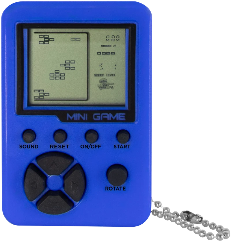Techxtras KeyChain Game Machine (Blue)