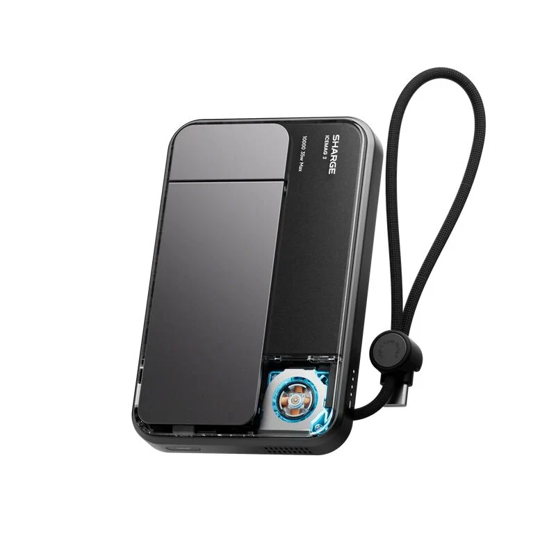 Sharge IceMag 3 Magnetic Power Bank 10000mAh (Black)